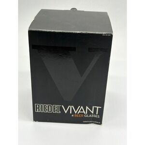 Riedel Vivant Set of 4 Beer Glasses 24.3oz Lead-Free Tyrol Crystal Germany